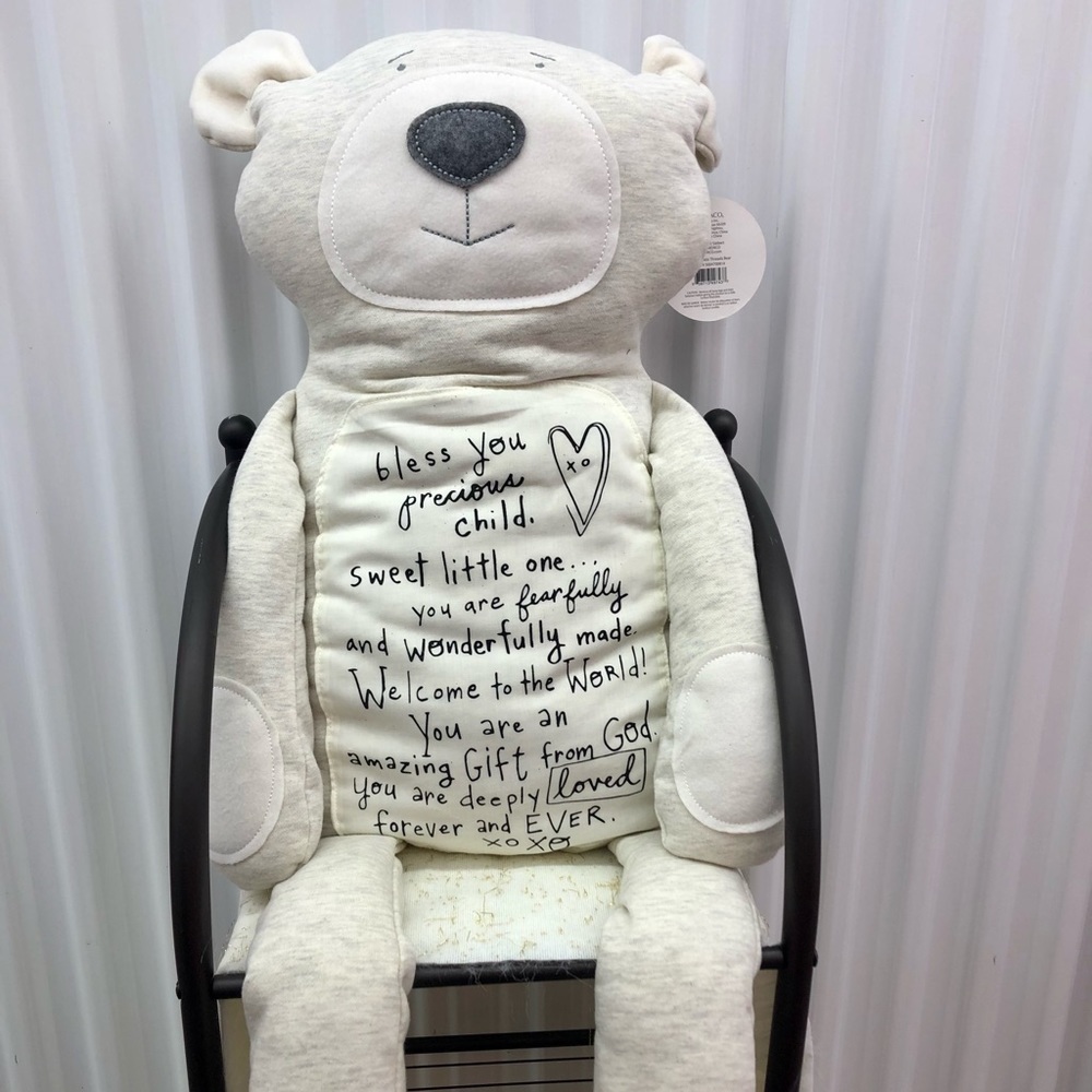 DEMDACO Jumbo Poetic Threads Bear New